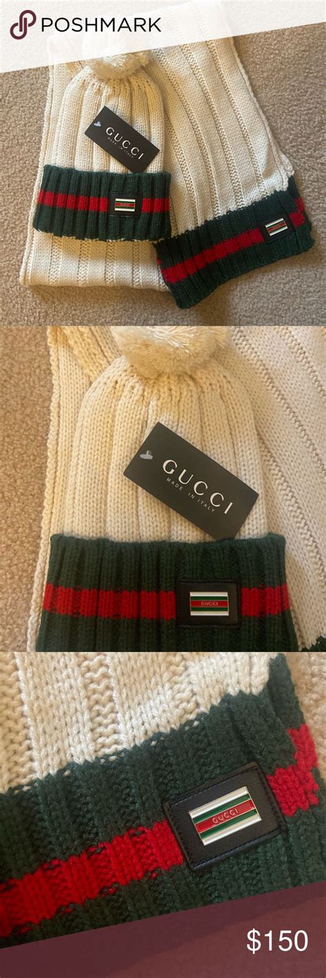 gucci hat and scarf